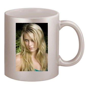 Amber Heard 11oz Metallic Silver Mug