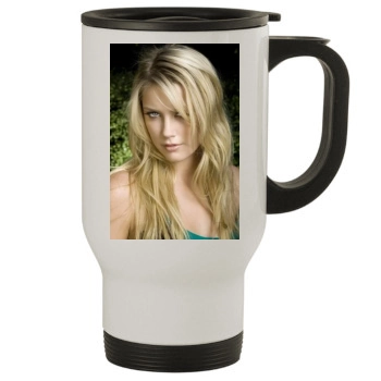 Amber Heard Stainless Steel Travel Mug