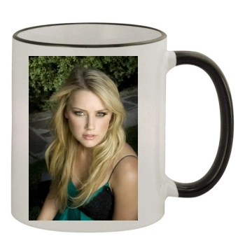 Amber Heard 11oz Colored Rim & Handle Mug