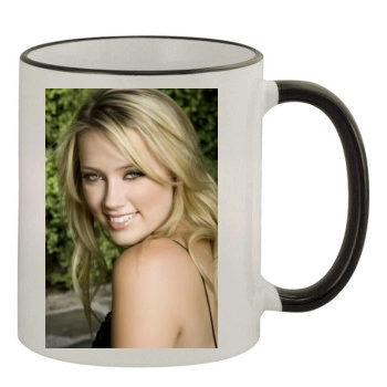 Amber Heard 11oz Colored Rim & Handle Mug