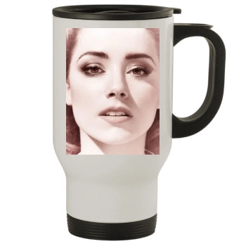 Amber Heard Stainless Steel Travel Mug