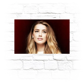 Amber Heard Metal Wall Art