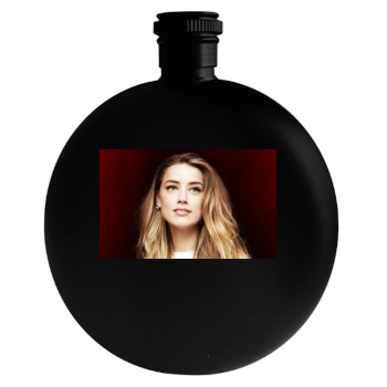 Amber Heard Round Flask