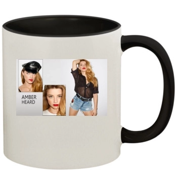 Amber Heard 11oz Colored Inner & Handle Mug