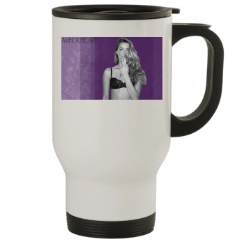 Amber Heard Stainless Steel Travel Mug