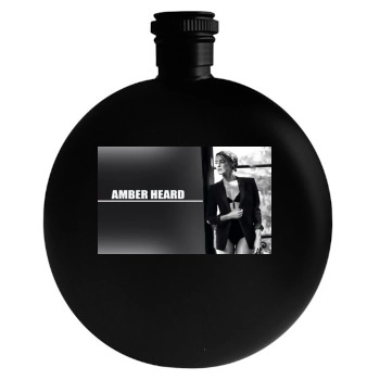 Amber Heard Round Flask