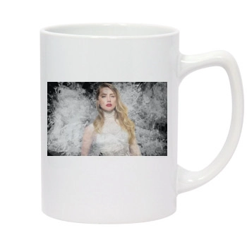 Amber Heard 14oz White Statesman Mug