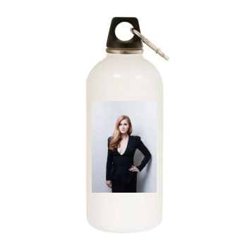 Amy Adams White Water Bottle With Carabiner