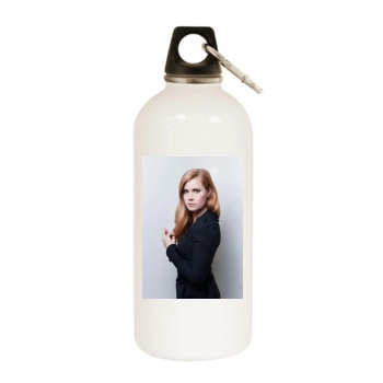 Amy Adams White Water Bottle With Carabiner