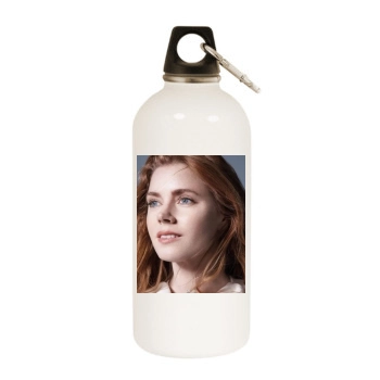 Amy Adams White Water Bottle With Carabiner