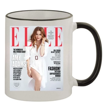 Amy Adams 11oz Colored Rim & Handle Mug