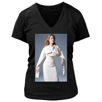 Amy Adams Women's Deep V-Neck TShirt