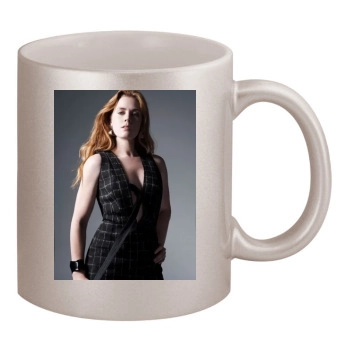 Amy Adams 11oz Metallic Silver Mug