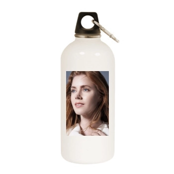 Amy Adams White Water Bottle With Carabiner