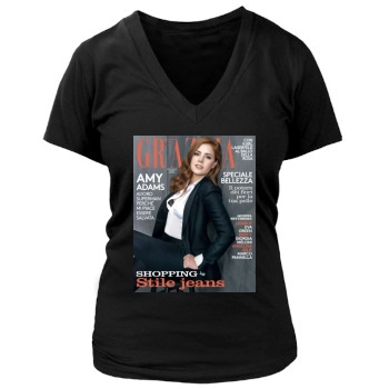 Amy Adams Women's Deep V-Neck TShirt