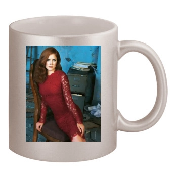 Amy Adams 11oz Metallic Silver Mug