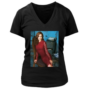 Amy Adams Women's Deep V-Neck TShirt