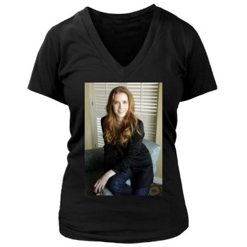 Amy Adams Women's Deep V-Neck TShirt