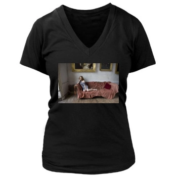 Amy Adams Women's Deep V-Neck TShirt