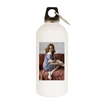 Amy Adams White Water Bottle With Carabiner