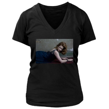 Amy Adams Women's Deep V-Neck TShirt