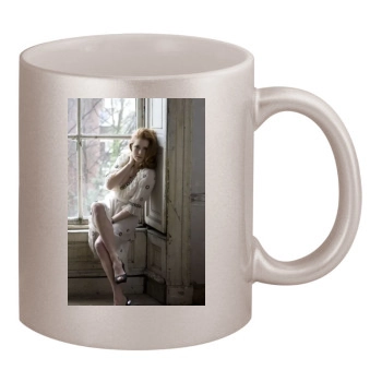 Amy Adams 11oz Metallic Silver Mug