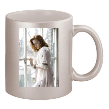 Amy Adams 11oz Metallic Silver Mug