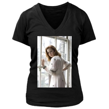 Amy Adams Women's Deep V-Neck TShirt