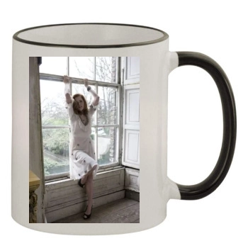 Amy Adams 11oz Colored Rim & Handle Mug