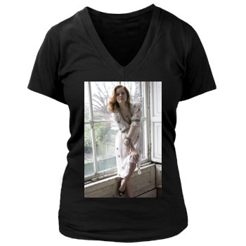 Amy Adams Women's Deep V-Neck TShirt