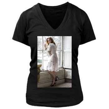 Amy Adams Women's Deep V-Neck TShirt