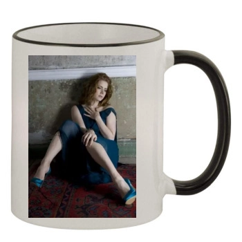 Amy Adams 11oz Colored Rim & Handle Mug