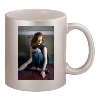 Amy Adams 11oz Metallic Silver Mug