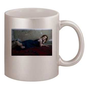 Amy Adams 11oz Metallic Silver Mug