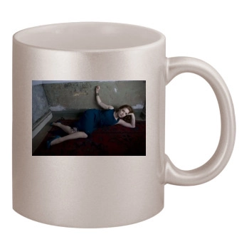 Amy Adams 11oz Metallic Silver Mug