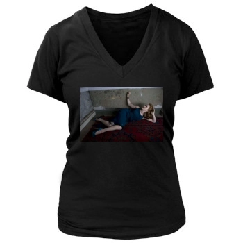 Amy Adams Women's Deep V-Neck TShirt