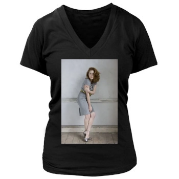 Amy Adams Women's Deep V-Neck TShirt