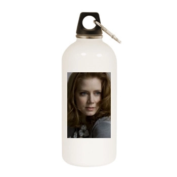 Amy Adams White Water Bottle With Carabiner