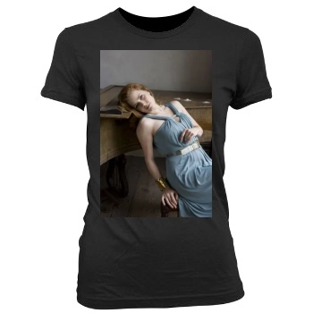 Amy Adams Women's Junior Cut Crewneck T-Shirt