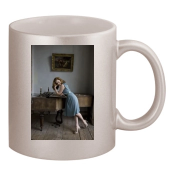 Amy Adams 11oz Metallic Silver Mug