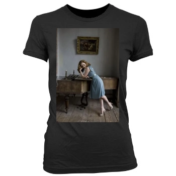 Amy Adams Women's Junior Cut Crewneck T-Shirt