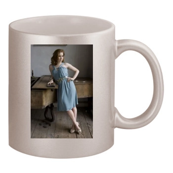 Amy Adams 11oz Metallic Silver Mug