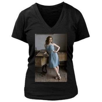 Amy Adams Women's Deep V-Neck TShirt