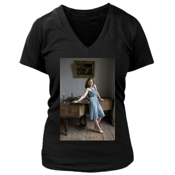 Amy Adams Women's Deep V-Neck TShirt