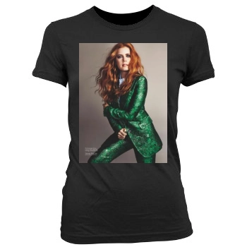 Amy Adams Women's Junior Cut Crewneck T-Shirt