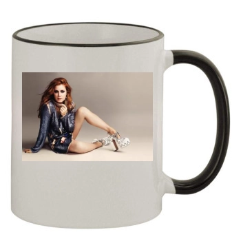 Amy Adams 11oz Colored Rim & Handle Mug