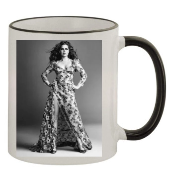 Amy Adams 11oz Colored Rim & Handle Mug