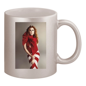 Amy Adams 11oz Metallic Silver Mug