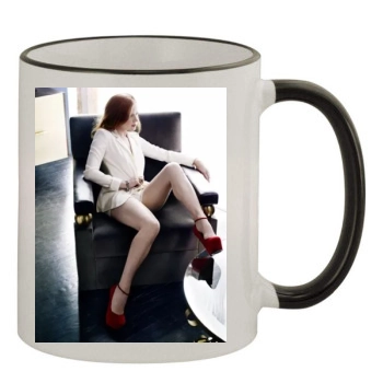 Amy Adams 11oz Colored Rim & Handle Mug