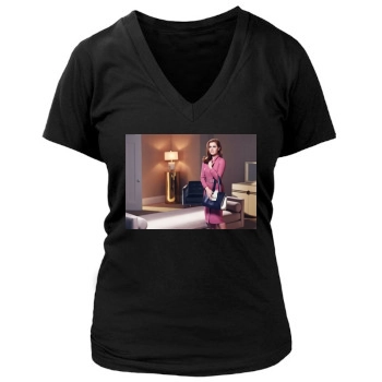 Amy Adams Women's Deep V-Neck TShirt